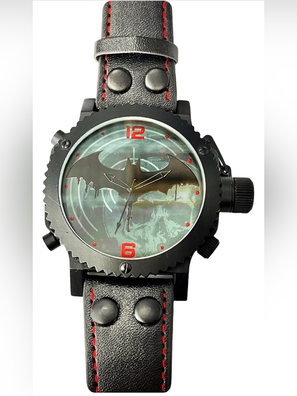 0139: Accutime DC batman Analog men's watch. 50mm